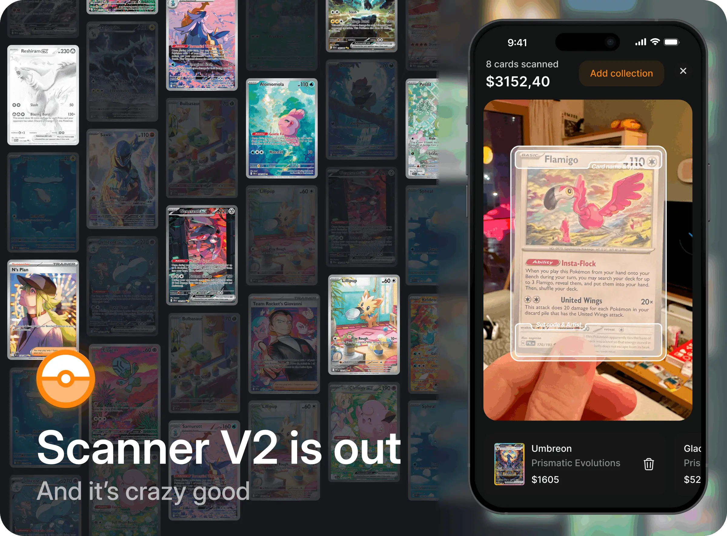 Interface du scanner de cartes